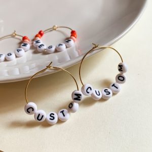 Customized earrings